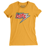 Chicago Blitz Football Women's T-Shirt-Allegiant Goods Co. Vintage Sports Apparel