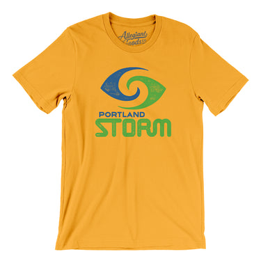 Portland Storm Football Men/Unisex T-Shirt-Allegiant Goods Co. Vintage Sports Apparel