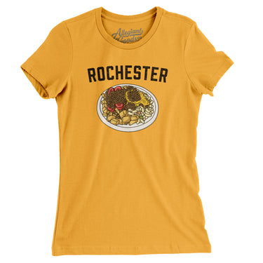 Rochester Garbage Plate Women's T-Shirt-Allegiant Goods Co. Vintage Sports Apparel