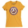 New York Golden Blades Hockey Women's T-Shirt-Gold-Allegiant Goods Co. Vintage Sports Apparel