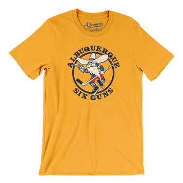 Albuquerque Six Guns Hockey Men/Unisex T-Shirt-Allegiant Goods Co. Vintage Sports Apparel