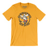 Albuquerque Six Guns Hockey Men/Unisex T-Shirt-Gold-Allegiant Goods Co. Vintage Sports Apparel