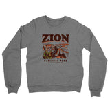 Zion National Park Midweight Crewneck Sweatshirt-Allegiant Goods Co. Vintage Sports Apparel