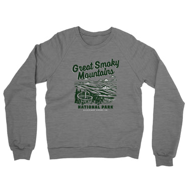 Great Smoky Mountains National Park Midweight Crewneck Sweatshirt-Allegiant Goods Co. Vintage Sports Apparel