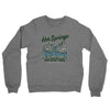 Hot Springs National Park Midweight Crewneck Sweatshirt-Grey Heather-Allegiant Goods Co. Vintage Sports Apparel