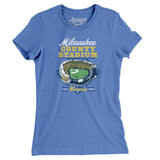 Milwaukee County Stadium Women's T-Shirt-Allegiant Goods Co. Vintage Sports Apparel