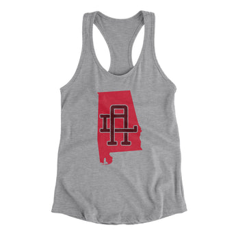 Alabama Home State Women's Racerback Tank-Allegiant Goods Co. Vintage Sports Apparel