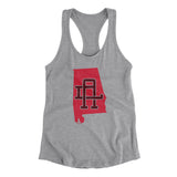 Alabama Home State Women's Racerback Tank-Allegiant Goods Co. Vintage Sports Apparel