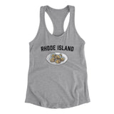 Rhode Island Clams Women's Racerback Tank-Allegiant Goods Co. Vintage Sports Apparel