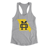 Missouri Home State Women's Racerback Tank-Allegiant Goods Co. Vintage Sports Apparel