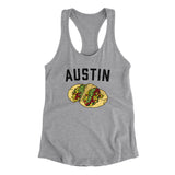 Austin Tacos Women's Racerback Tank-Allegiant Goods Co. Vintage Sports Apparel