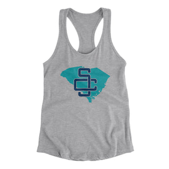 South Carolina Home State Women's Racerback Tank-Allegiant Goods Co. Vintage Sports Apparel