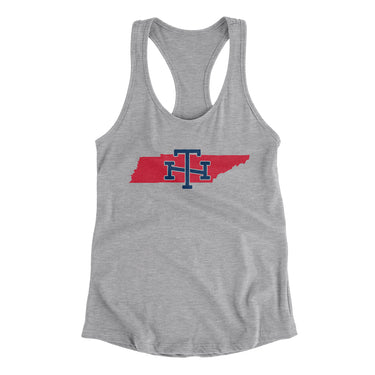 Tennessee Home State Women's Racerback Tank-Allegiant Goods Co. Vintage Sports Apparel