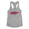 Tennessee Home State Women's Racerback Tank-90/10 Heather Gray-Allegiant Goods Co. Vintage Sports Apparel