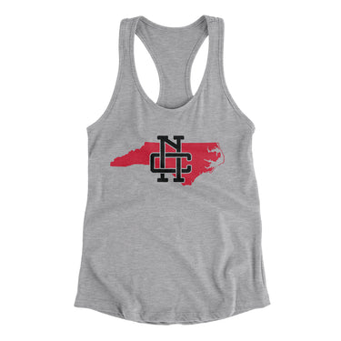 North Carolina Home State Women's Racerback Tank-Allegiant Goods Co. Vintage Sports Apparel