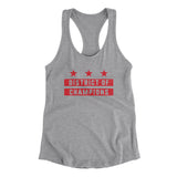 District Of Champions Women's Racerback Tank-Allegiant Goods Co. Vintage Sports Apparel