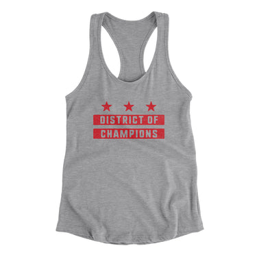 District Of Champions Women's Racerback Tank-Allegiant Goods Co. Vintage Sports Apparel