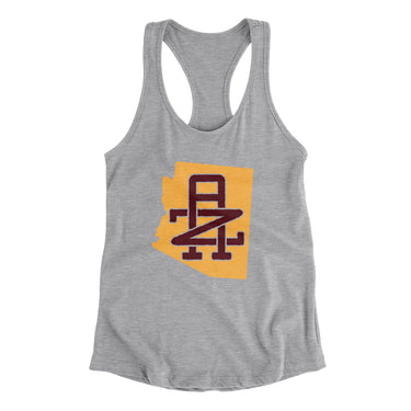 Arizona Home State Women's Racerback Tank-Allegiant Goods Co. Vintage Sports Apparel