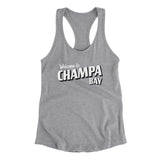 Champa Bay Women's Racerback Tank-Allegiant Goods Co. Vintage Sports Apparel