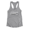 Champa Bay Women's Racerback Tank-Heather Grey-Allegiant Goods Co. Vintage Sports Apparel