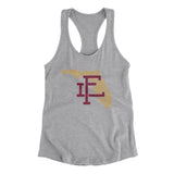 Florida Home State Women's Racerback Tank-Allegiant Goods Co. Vintage Sports Apparel