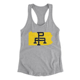 Pennsylvania Home State Women's Racerback Tank-Heather Grey-Allegiant Goods Co. Vintage Sports Apparel