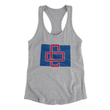 Colorado Home State Women's Racerback Tank-Allegiant Goods Co. Vintage Sports Apparel