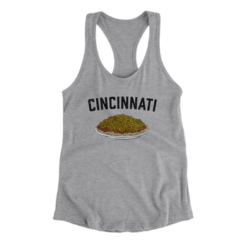 Cincinnati Chili Women's Racerback Tank-Allegiant Goods Co. Vintage Sports Apparel