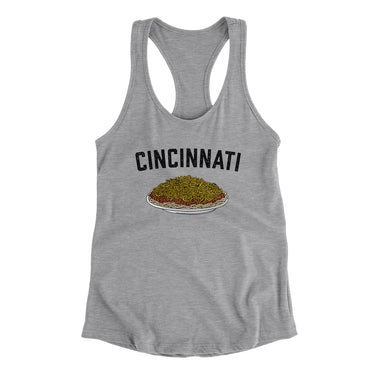 Cincinnati Chili Women's Racerback Tank-Allegiant Goods Co. Vintage Sports Apparel