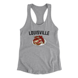 Louisville Hot Brown Women's Racerback Tank-Allegiant Goods Co. Vintage Sports Apparel