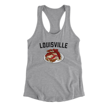 Louisville Hot Brown Women's Racerback Tank-Allegiant Goods Co. Vintage Sports Apparel