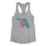 Florida Home State Women's Racerback Tank-Allegiant Goods Co. Vintage Sports Apparel