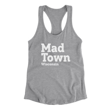 Mad-Town Women's Racerback Tank-Allegiant Goods Co. Vintage Sports Apparel