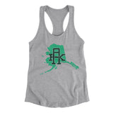 Alaska Home State Women's Racerback Tank-Allegiant Goods Co. Vintage Sports Apparel