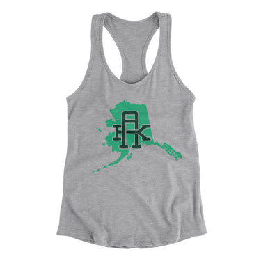 Alaska Home State Women's Racerback Tank-Allegiant Goods Co. Vintage Sports Apparel