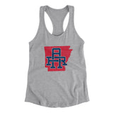 Arkansas Home State Women's Racerback Tank-Allegiant Goods Co. Vintage Sports Apparel