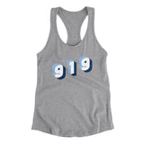 Chapel Hill 919 Area Code Women's Racerback Tank-Allegiant Goods Co. Vintage Sports Apparel