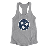 Tennessee State Flag Women's Racerback Tank-Allegiant Goods Co. Vintage Sports Apparel