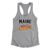 Maine Lobster Roll Women's Racerback Tank-Allegiant Goods Co. Vintage Sports Apparel