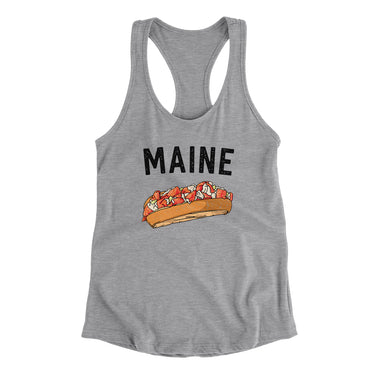 Maine Lobster Roll Women's Racerback Tank-Allegiant Goods Co. Vintage Sports Apparel