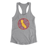 California Basketball Women's Racerback Tank-Allegiant Goods Co. Vintage Sports Apparel