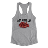 Amarillo Steak Women's Racerback Tank-Allegiant Goods Co. Vintage Sports Apparel
