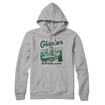 Glacier National Park Hoodie-Athletic Heather-Allegiant Goods Co. Vintage Sports Apparel