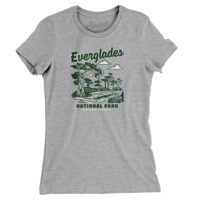 Everglades National Park Women's T-Shirt-Athletic Heather-Allegiant Goods Co. Vintage Sports Apparel