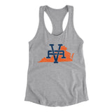 Virginia Home State Women's Racerback Tank-90/10 Heather Gray-Allegiant Goods Co. Vintage Sports Apparel