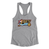 Basketball Jawn Women's Racerback Tank-Heather Grey-Allegiant Goods Co. Vintage Sports Apparel