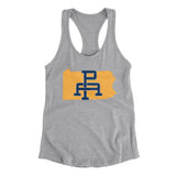 Pennsylvania Home State Women's Racerback Tank-90/10 Heather Gray-Allegiant Goods Co. Vintage Sports Apparel