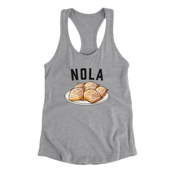 New Orleans Beignets Women's Racerback Tank-Allegiant Goods Co. Vintage Sports Apparel