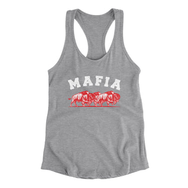Buffalo Bills Mafia Women's Racerback Tank-Allegiant Goods Co. Vintage Sports Apparel