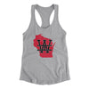 Wisconsin Home State Women's Racerback Tank-90/10 Heather Gray-Allegiant Goods Co. Vintage Sports Apparel